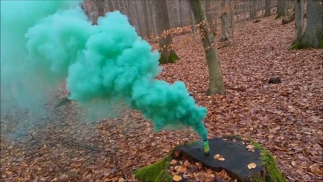 Цветной дым Smoking fountain green MA0512 Green