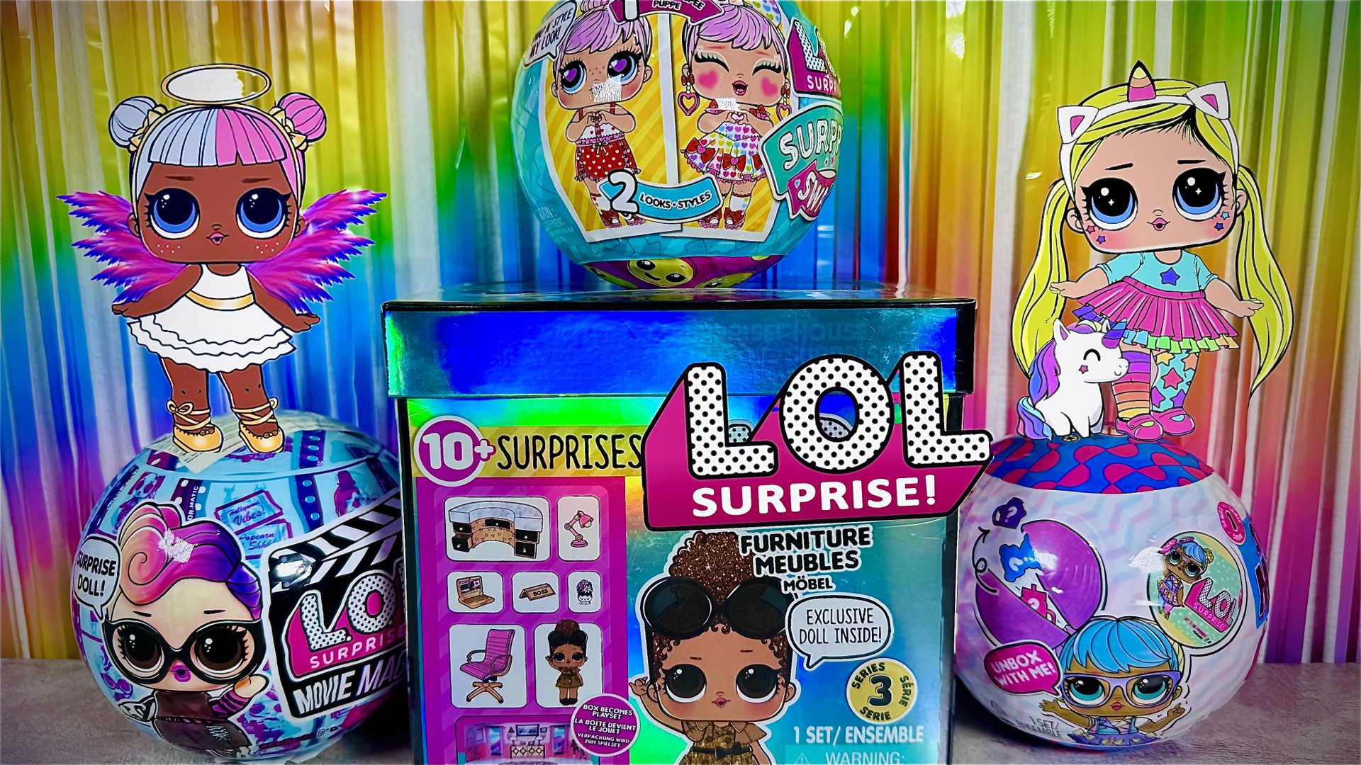 Lol Surprise Mix! Swap, Move Magic, Sooo mini, Furniture! Открываем Микс Лол, Собираем коллекции