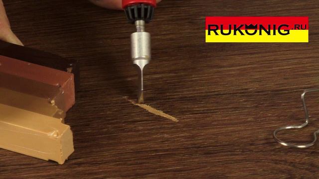 25. Устраняем глубокую царапину твердыми восками Konig (König)