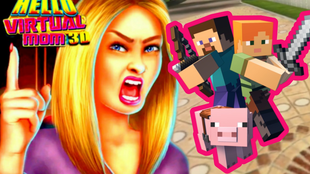 ИГРА ПРИВЕТ МАМА - Бросаем Уроки Убегаем Играть - Ребенок Шалун - Розыгрыш #6 - Мульт игра для детей