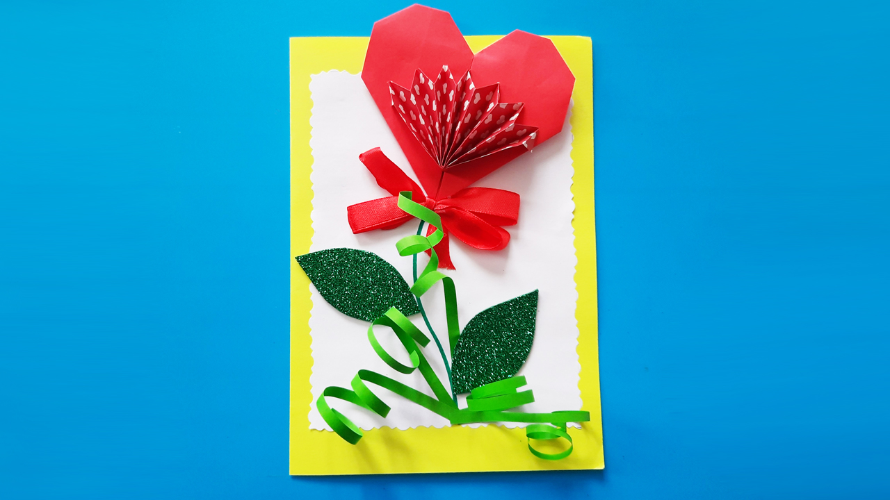 Объемная открытка сердце своими руками