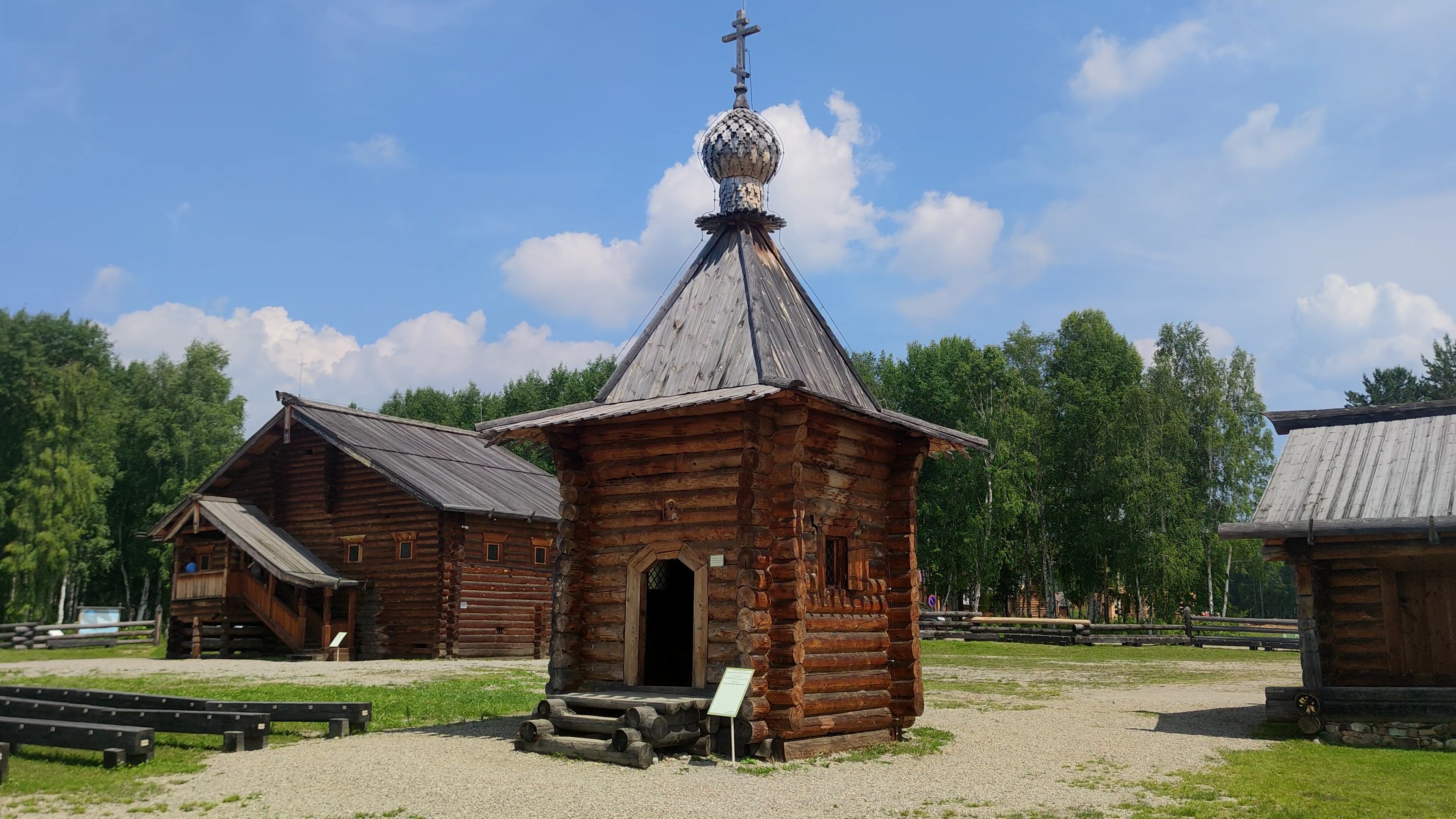 Часовня Николая Чудотворца Илимского острога в Тальцах.