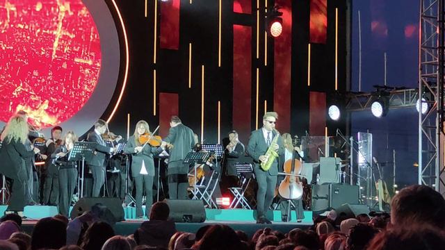 2.Челябинск. Imperial Orchestra концерт на открытии фонтана на р.Миасс. 30.08.2024г