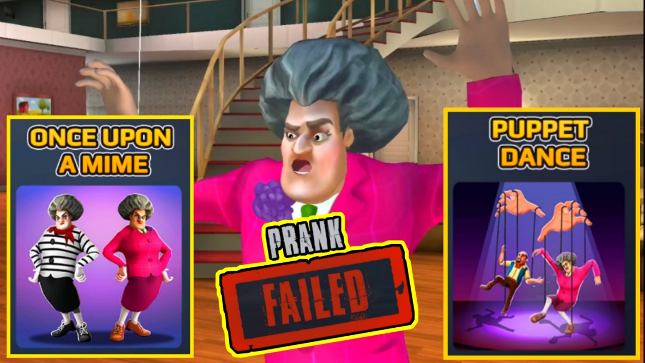 ЗЛАЯ УЧИЛКА - ТАНЦЫ И ВАНТУС - НОВЫЕ Уровни - SCARY TEACHER 3D - Мульт игра для детей