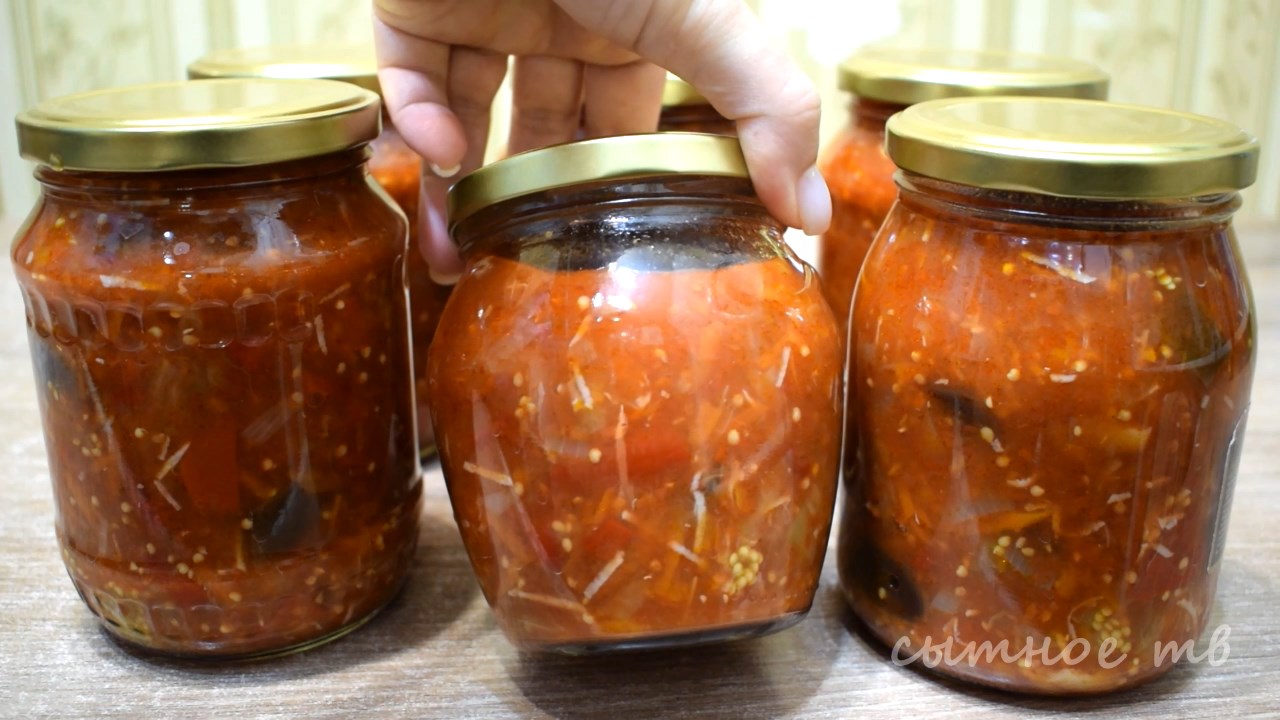 ЗИМОЙ ПАЛЬЧИКИ ОБЛИЖЕШЬ!!! ИКРА ИЗ БАКЛАЖАНОВ НА ЗИМУ без стерилизации!  Вкусная баклажанная икра!!!