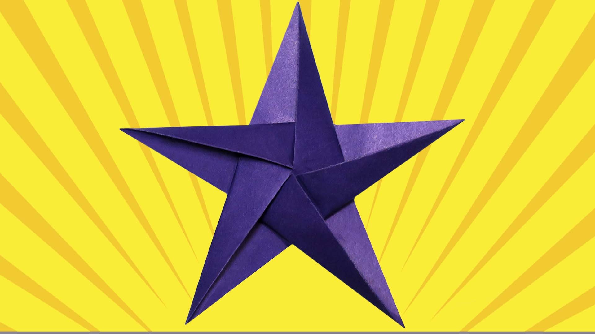 Как сделать звезду из бумаги. Звезда из бумаги. Подарок на 23 февраля 9 мая. Поделки на 9 мая