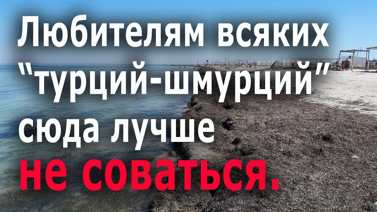 #Крым Портовое  Что творится на пляжах, обзор цен.