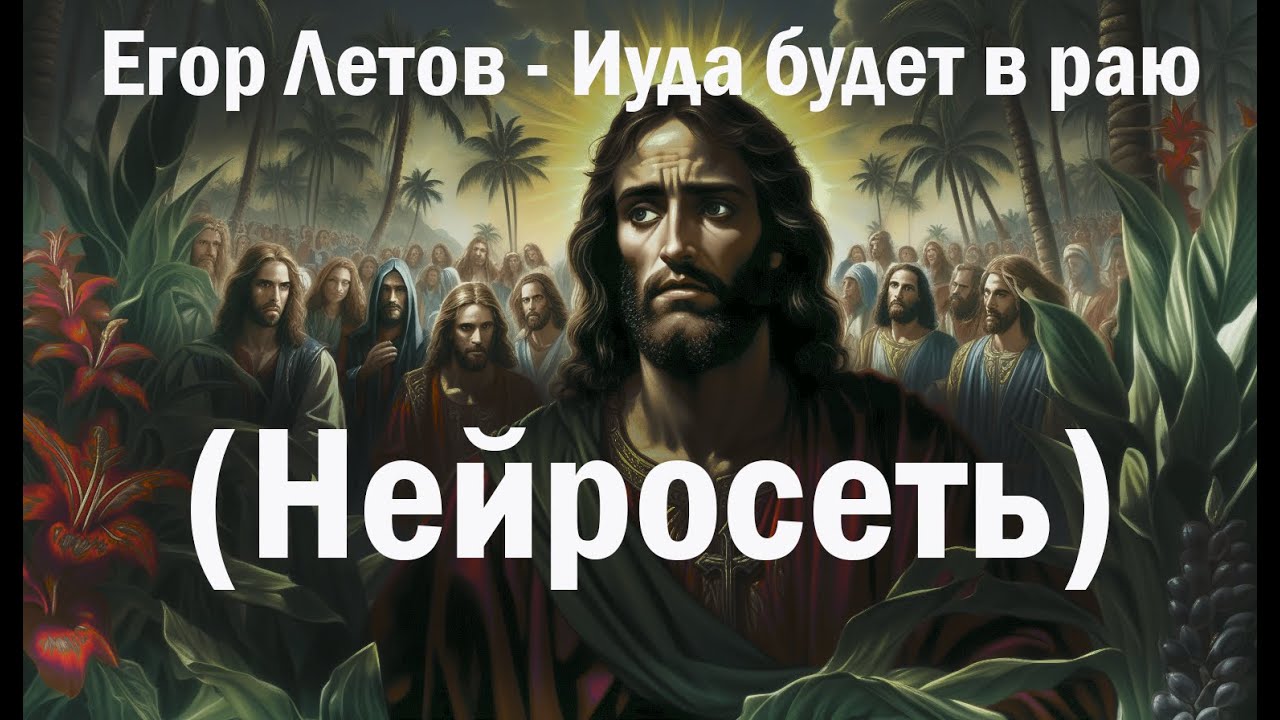 Егор Летов - Иуда будет в раю! Stable diffusion (deforum) нейросеть ИИ