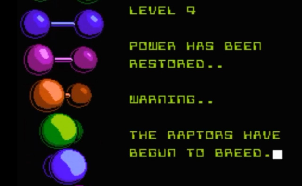 Dendy (Famicom,Nintendo,Nes) 8-bit Jurassic park Level 4