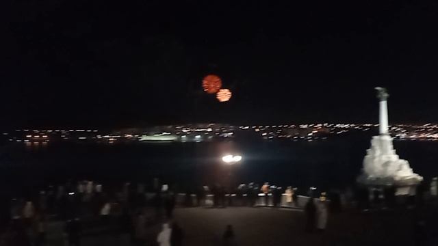 Праздничный салют в Севастополе в День защитника Отечества (23.02.2023)