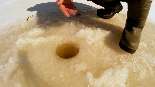 Рыбалка. Окунь на мормышку.