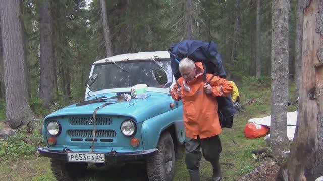 1 Серия Тайга Занос Лодок для Сплава по 35 Килограмм Рюкзаки, Дождь, но это Радует  дальше Ясно, УАЗ