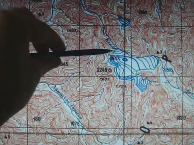 Изображение рельефа местности на карте, часть 1