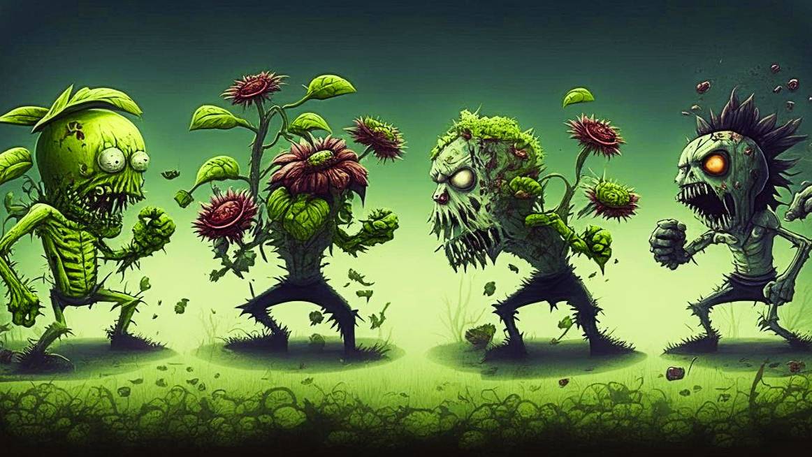 Plants VS Zombie 🌻🧟 1-7. НУ ВРОДЕ ПОКА НЕ СЛОЖНО