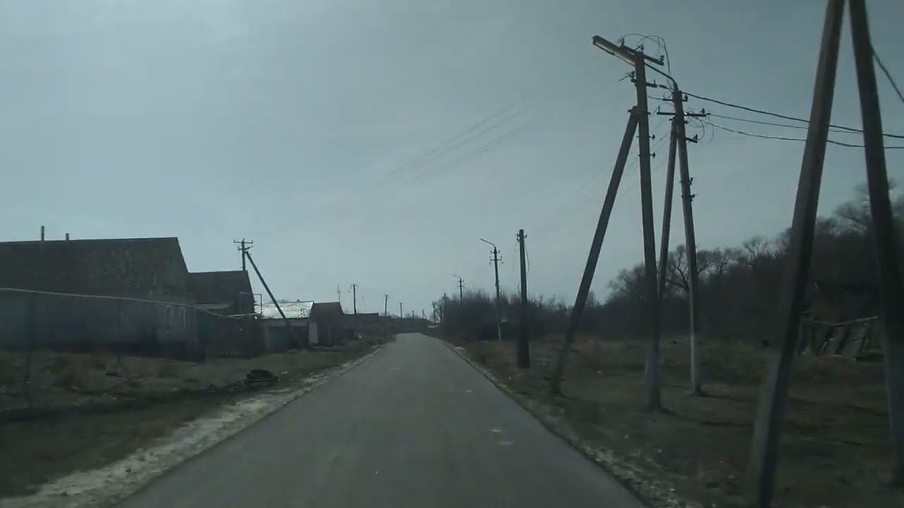 Проездом через село Красное Знамя, Аркадакский район.