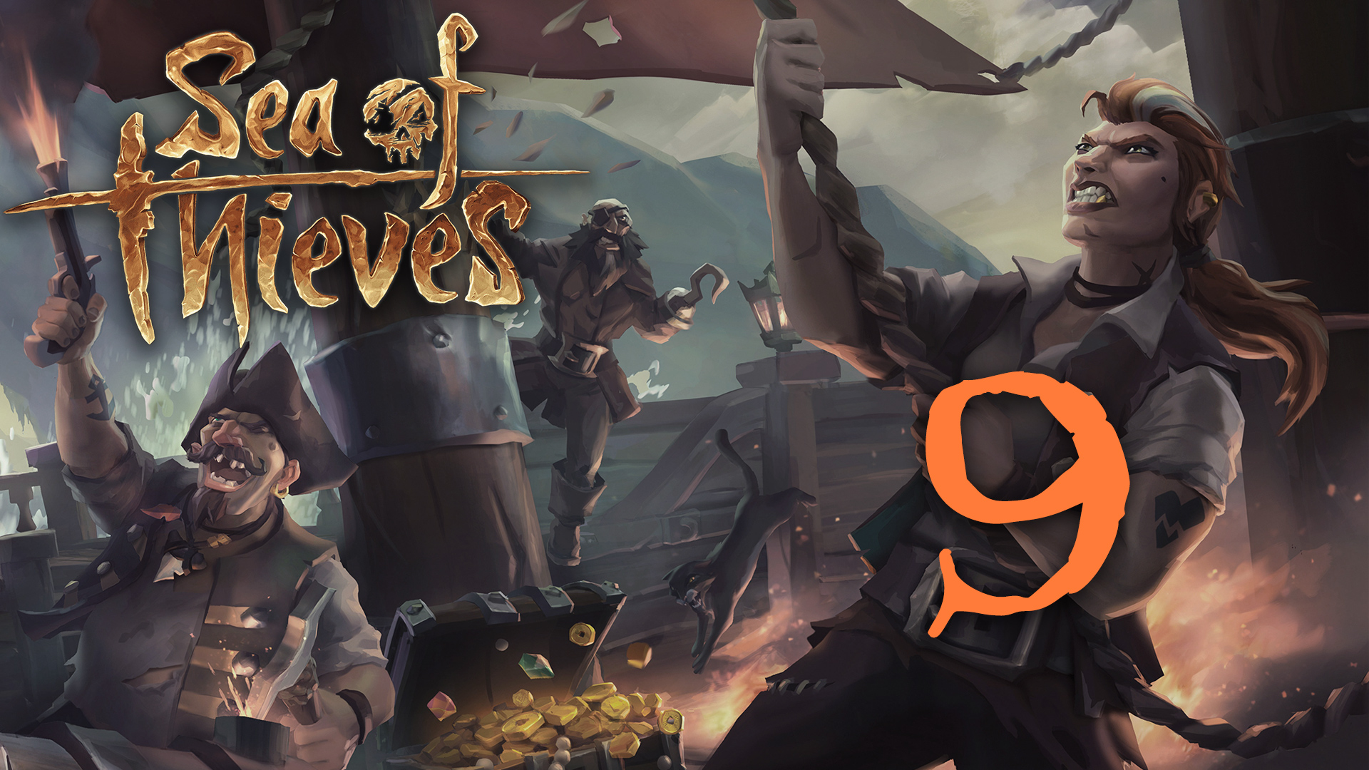 Запись стрима по игре - Sea of Thieves (Без Наташи) [#9] | PC / Steam (2020 г.)