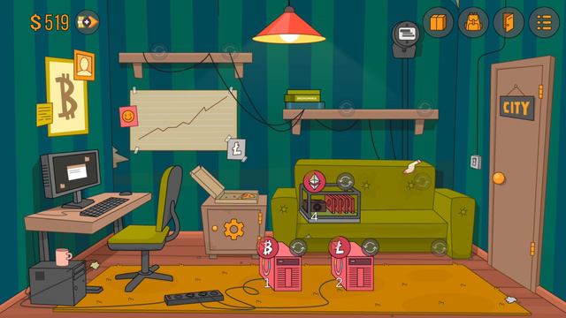 Майнер-симулятор биткоина.