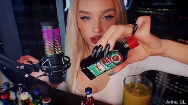 Дегустация алкоголя АСМР