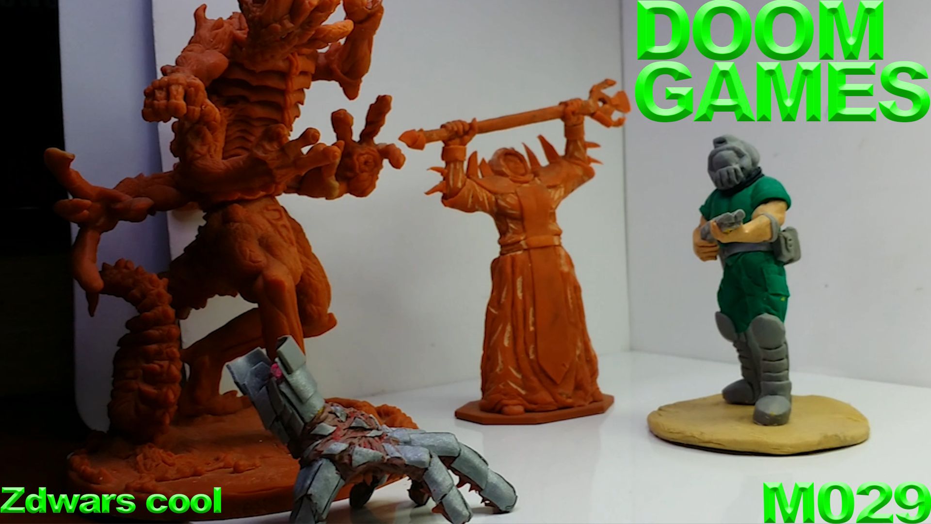 Фигурки из ретро игр. Коллекция фигурок: Думгай, Коракс и Ди,спарил