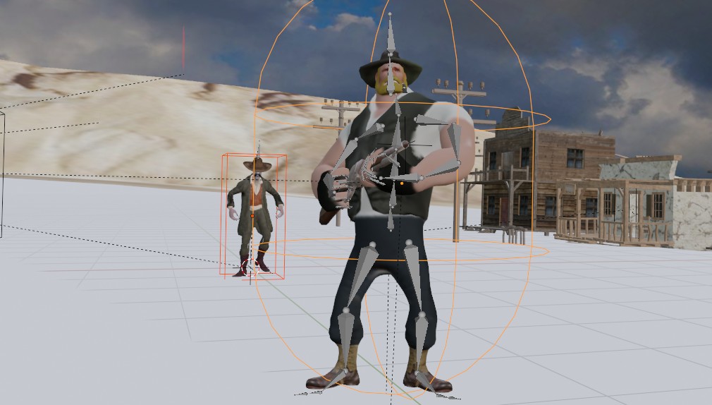 UPBGE Добавление врага в сцену