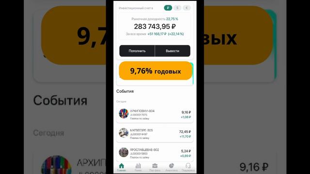 Jetlеnd. Честная доходность.  #shorts #краудлендинг