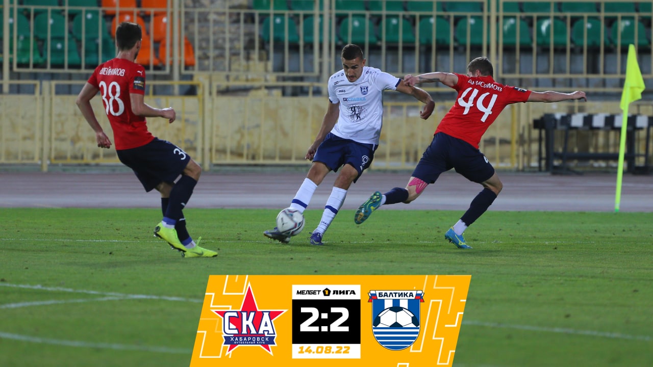 120 секунд о матче «СКА-Хабаровск» — «Балтика» | 5 тур МЕЛБЕТ-Первой лиги
