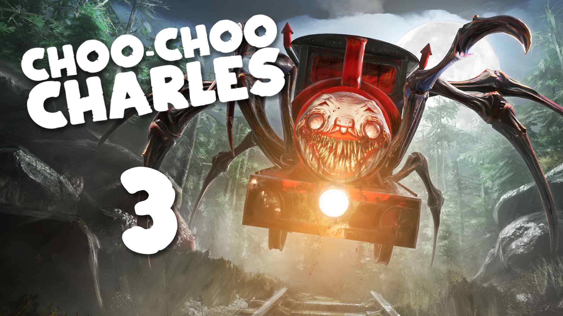 Choo-Choo Charles - Маяк, Поле камней - Прохождение игры на русском [#3] | PC