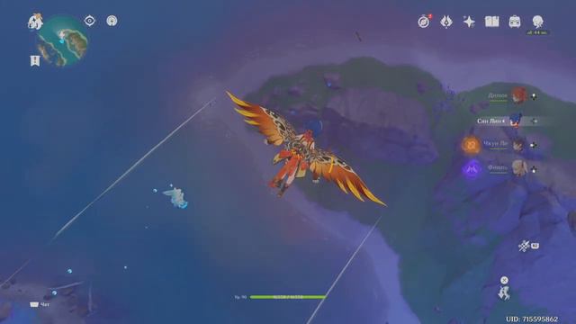 Орёл такого не ожидал )) Genshin Impact