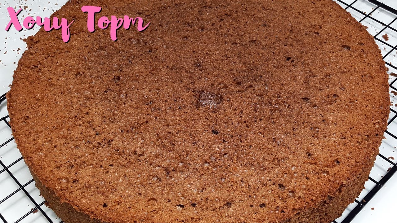 🍫 Шоколадный бисквит для торта — пышный, ароматный и насыщенный! Идеальная основа 🎂 Хочу ТОРТ!