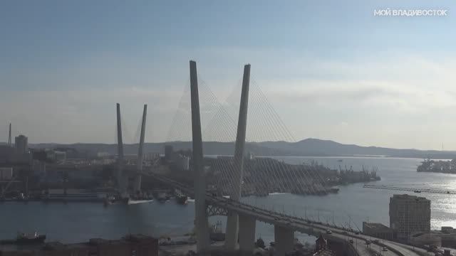 Владивосток Золотой Рог - центр 17 февраля 2017