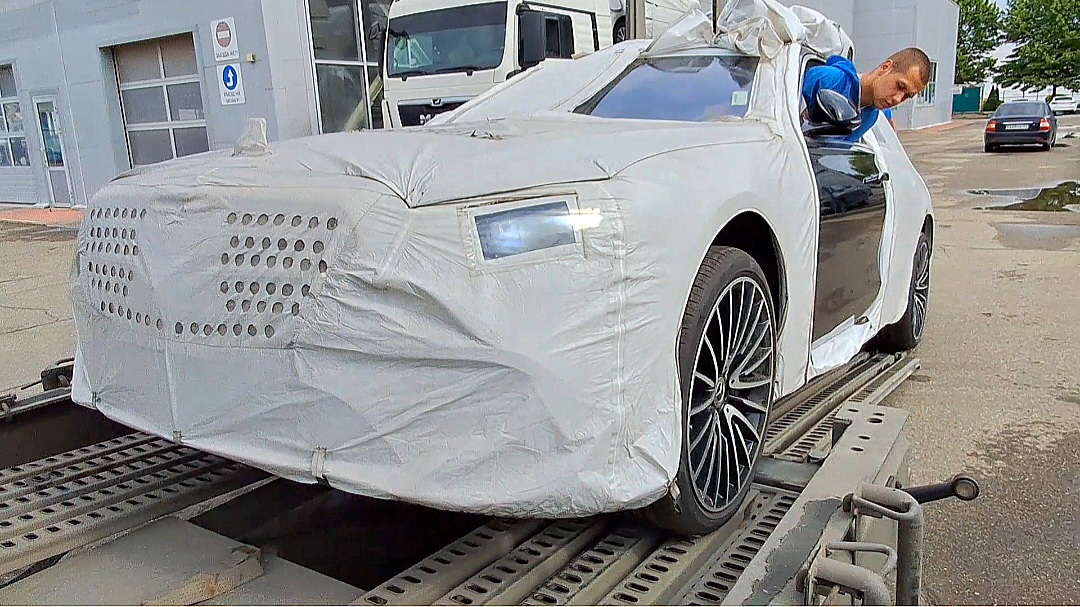 Mercedes S450 — смотрю премиальное днище на автовозе. Показываю настоящее "Европейское" качество ?