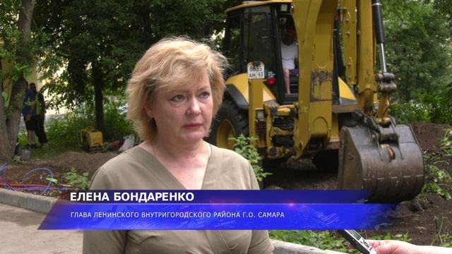 В Ленинском районе Самары продолжается благоустройство дворов