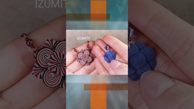 Подробности в описании...Лепка. 3Dмозаика #мозаика #лепка #холодныйфарфор #серьги