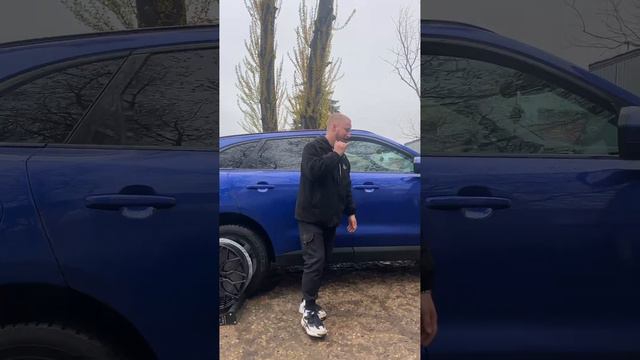 Jaguar F-Pace на примерке дисков в 20-м диаметре #примеркадисков #jaguar